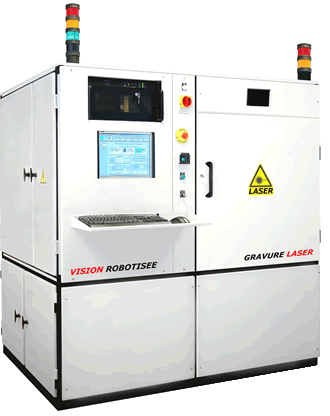 Optic control and laser engraving machine